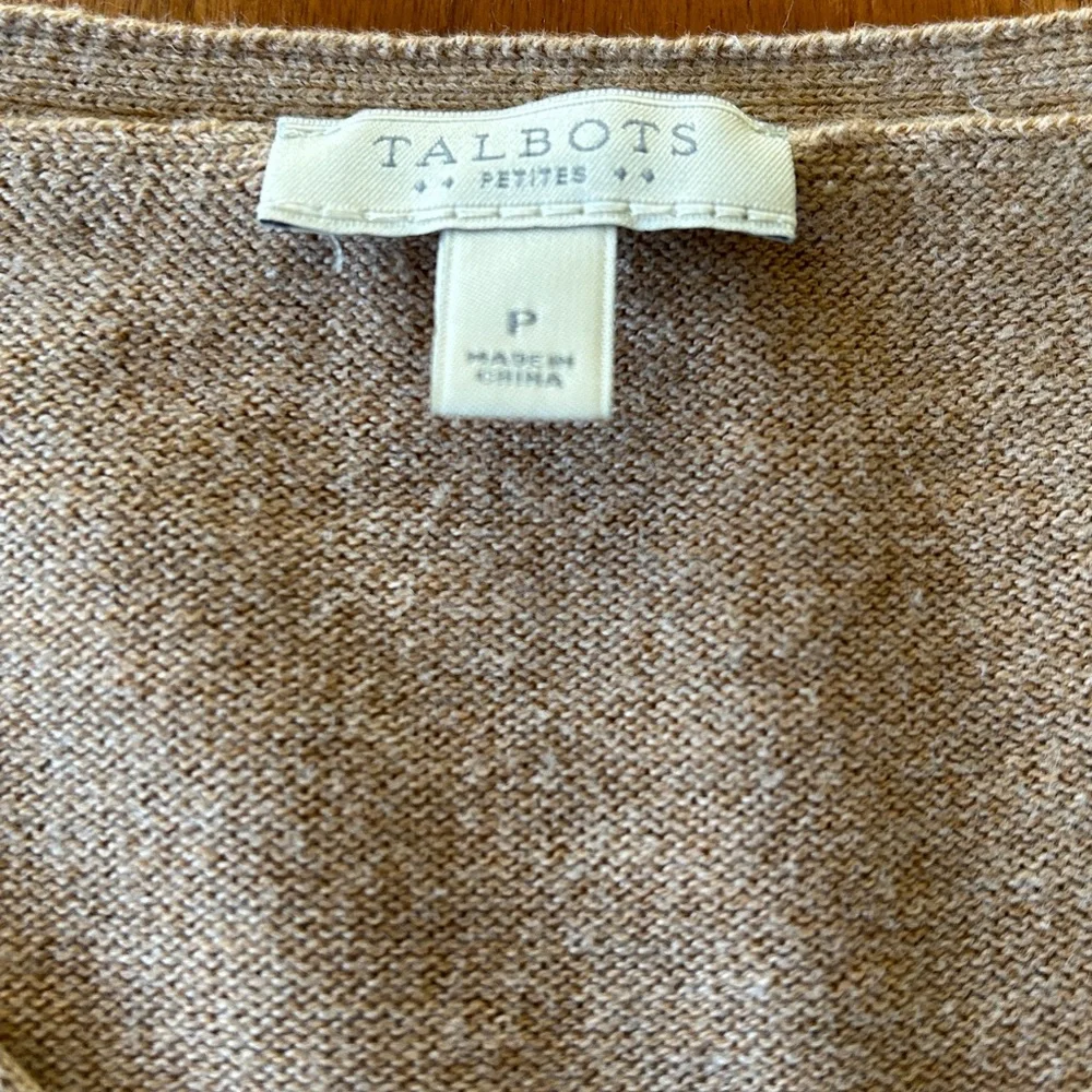 Talbots Petite Camel Sweater size P - Picture 4 of 8